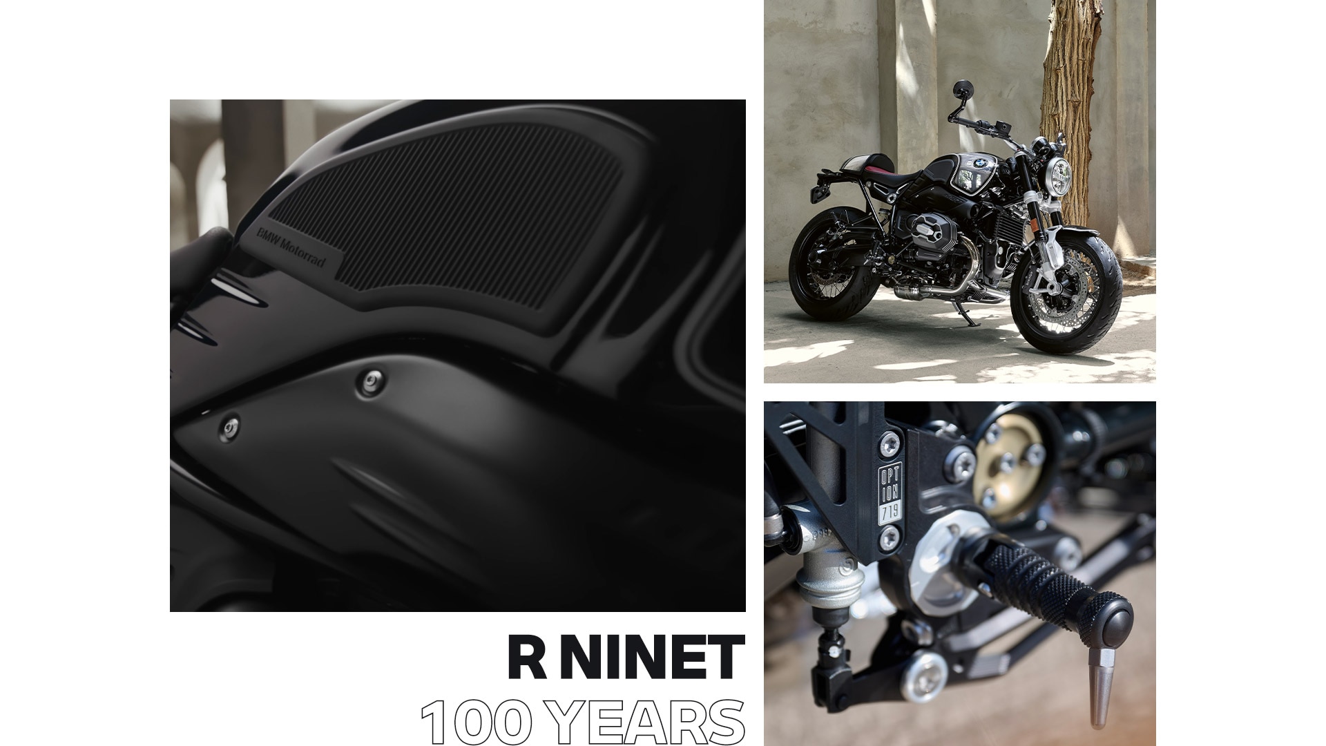BMW Motorrad tarafından 100. yıl dönümü için sınırlı sayıda üretilen BMW R nineT 100 Years özel modeli