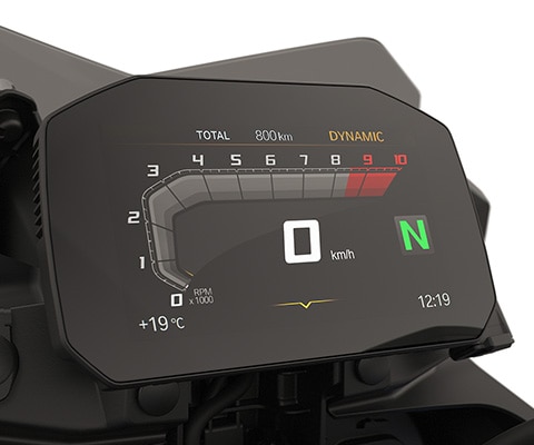 BMW F 800 GS’in Connectivity özellikli TFT ekranı
