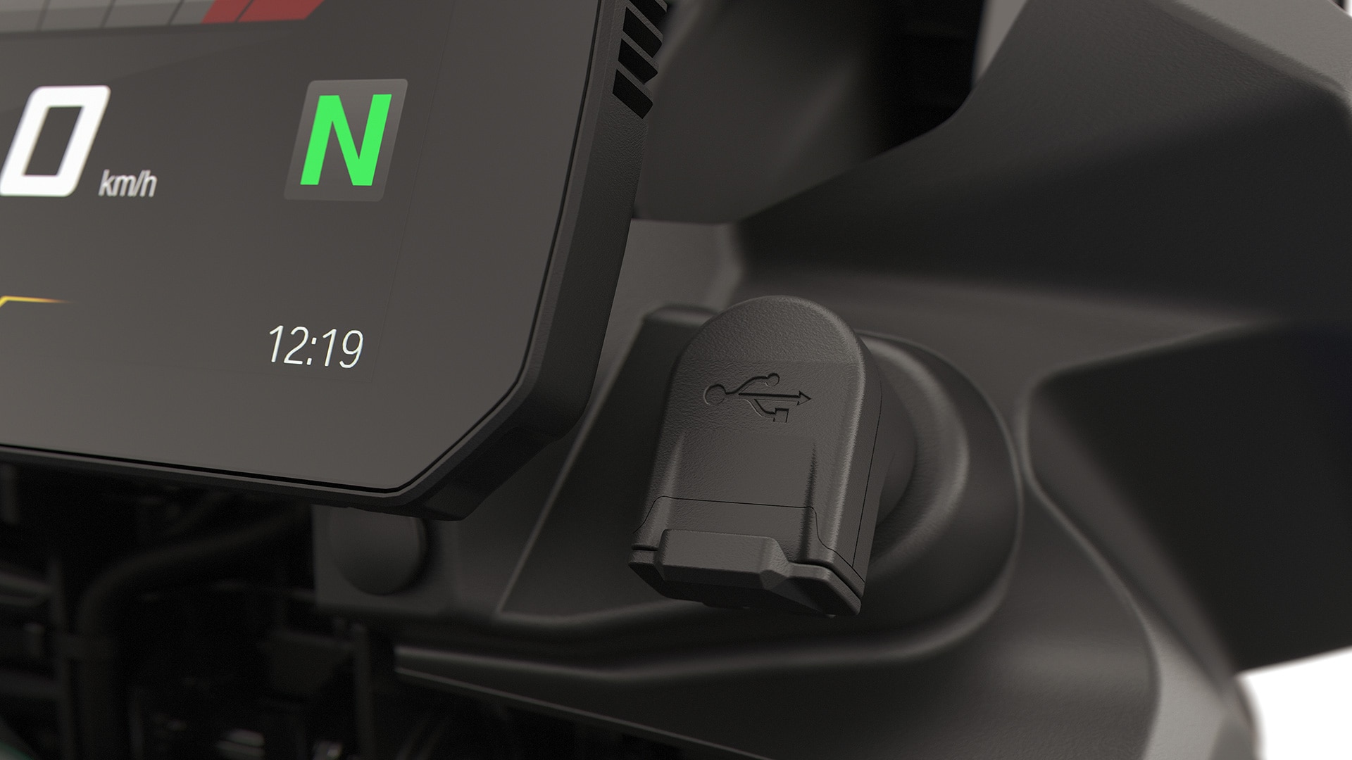 F 800 GS’in USB portu