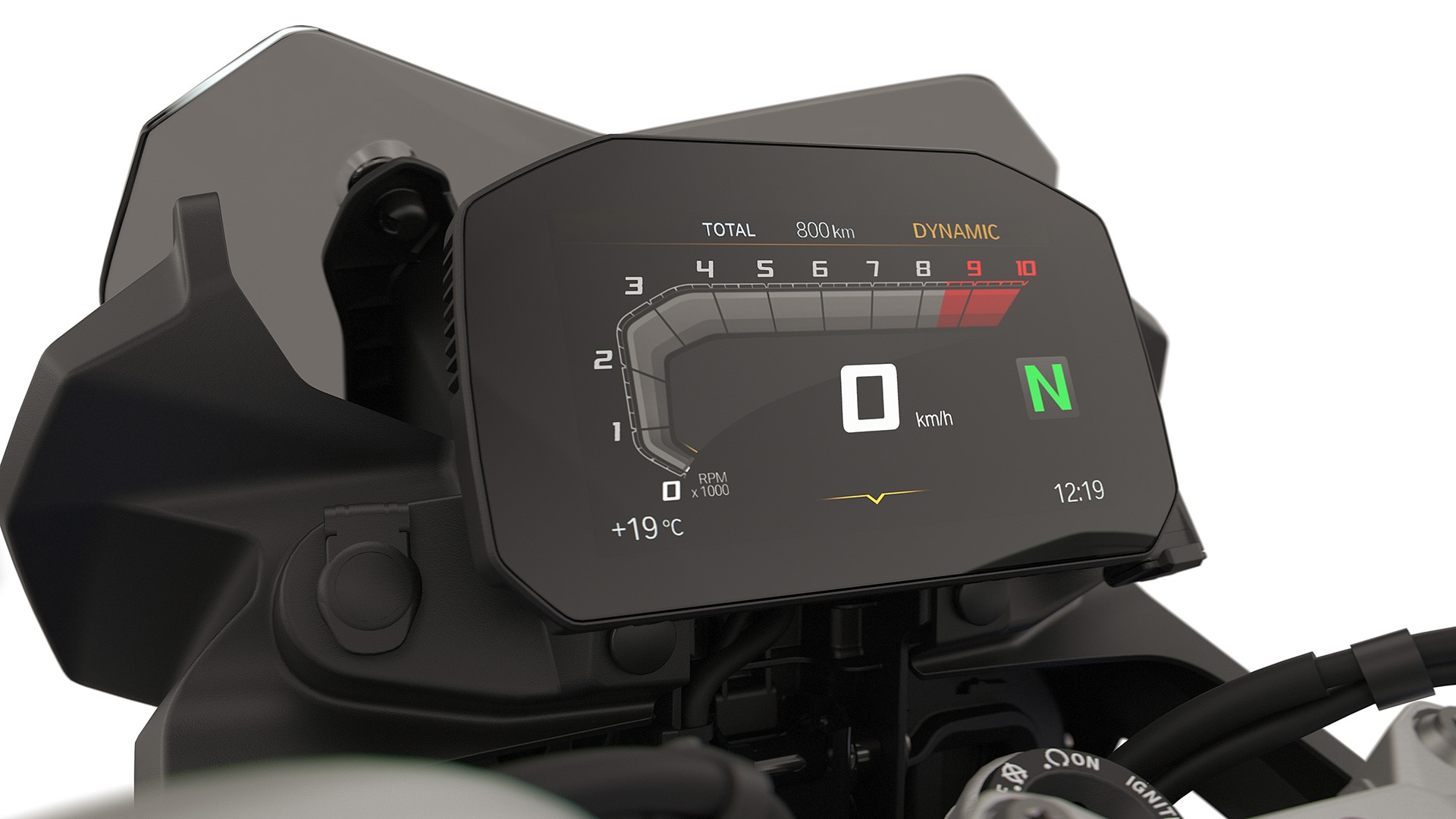 BMW F 800 GS’in Connectivity özellikli TFT ekranı