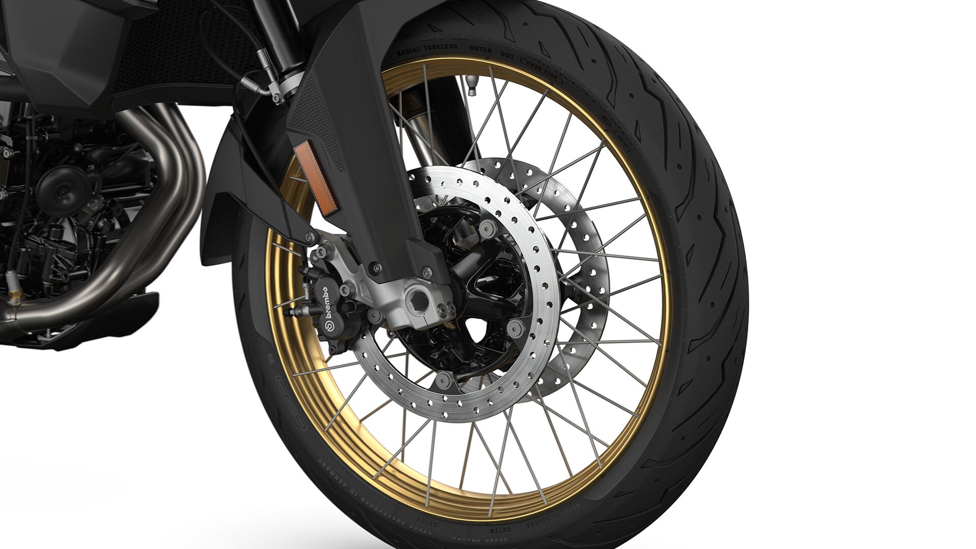 Altın renginde anodize edilmiş jantlar | BMW Motorrad Türkiye