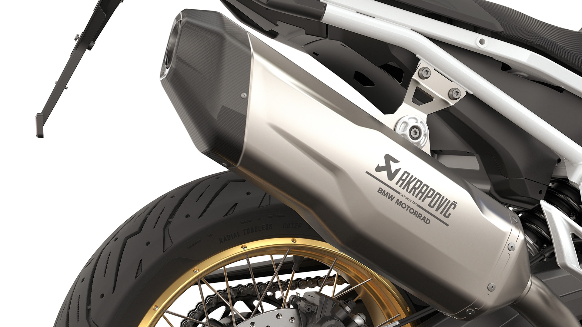 Akrapovič arka susturucusuyla BMW Motorrad F 900 GS