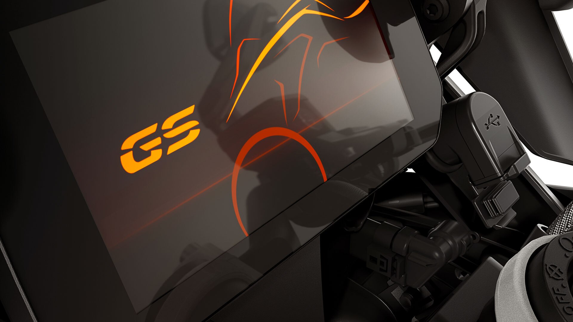 TFT ekranlı Connectivity ve USB terminali | BMW Motorrad Türkiye