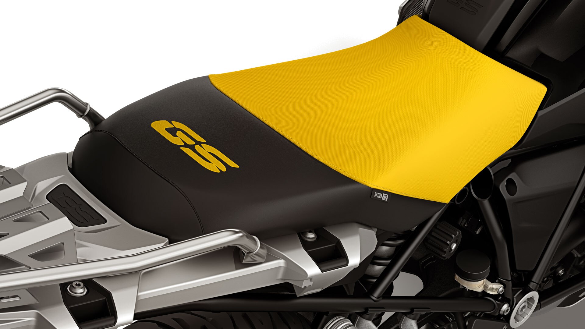 Siyah/sarı sele | BMW Motorrad Türkiye