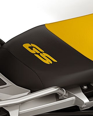 Siyah/sarı sele | BMW Motorrad Türkiye