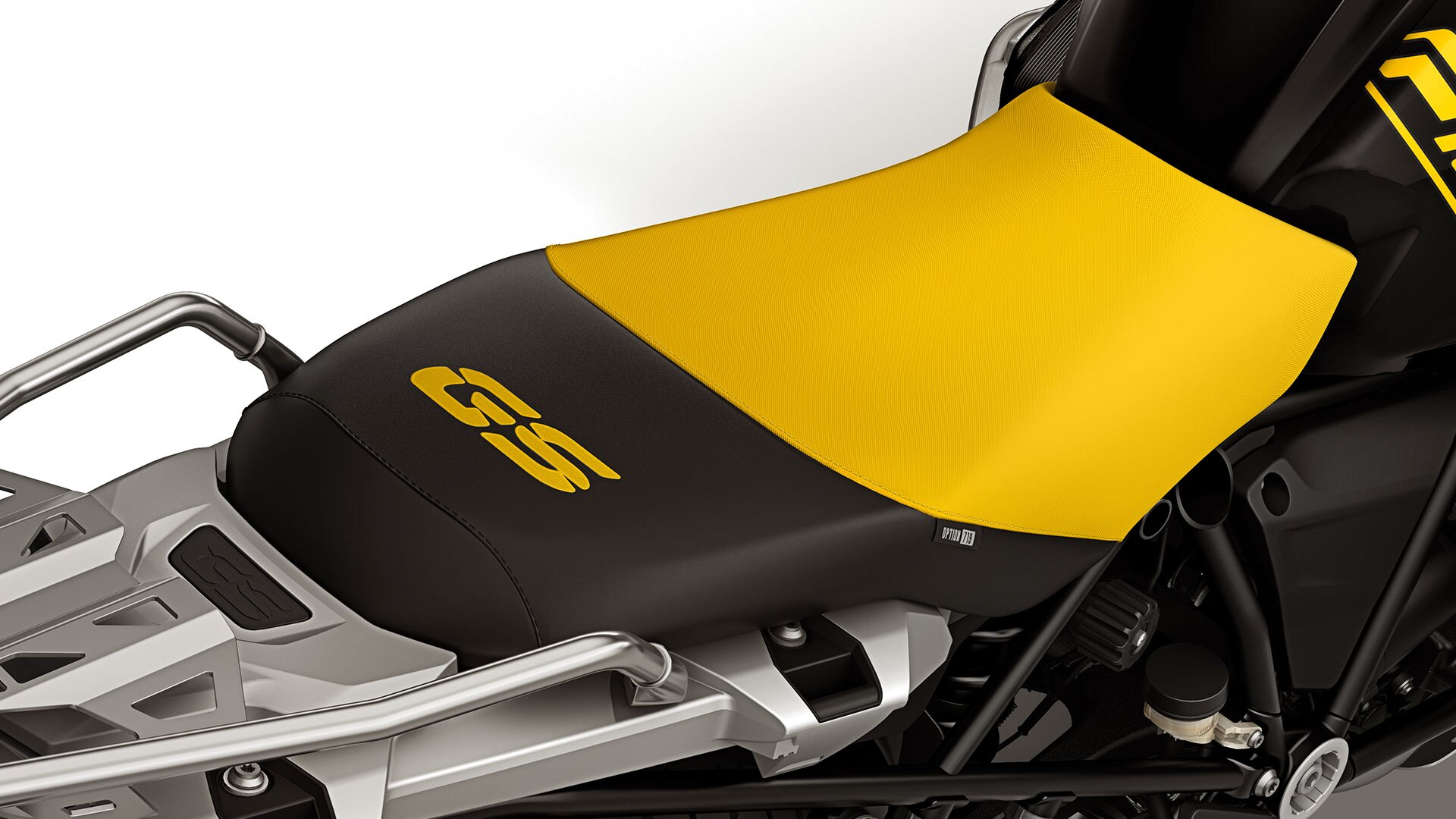 Siyah/sarı sele | BMW Motorrad Türkiye