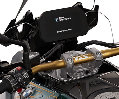 R 1300 GS Option 719 Tramuntana modelinin altın renkli gidonları