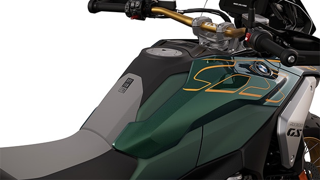 Option 719 donanımına sahip BMW R 1300 GS Tramuntana modelinin grafik tasarımı