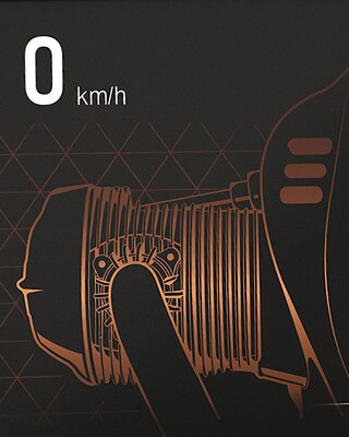 R 18 B’nin TFT ekranı.