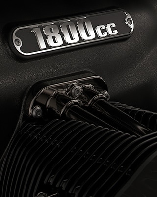 R 18 B’nin etkileyici Boxer motoru.