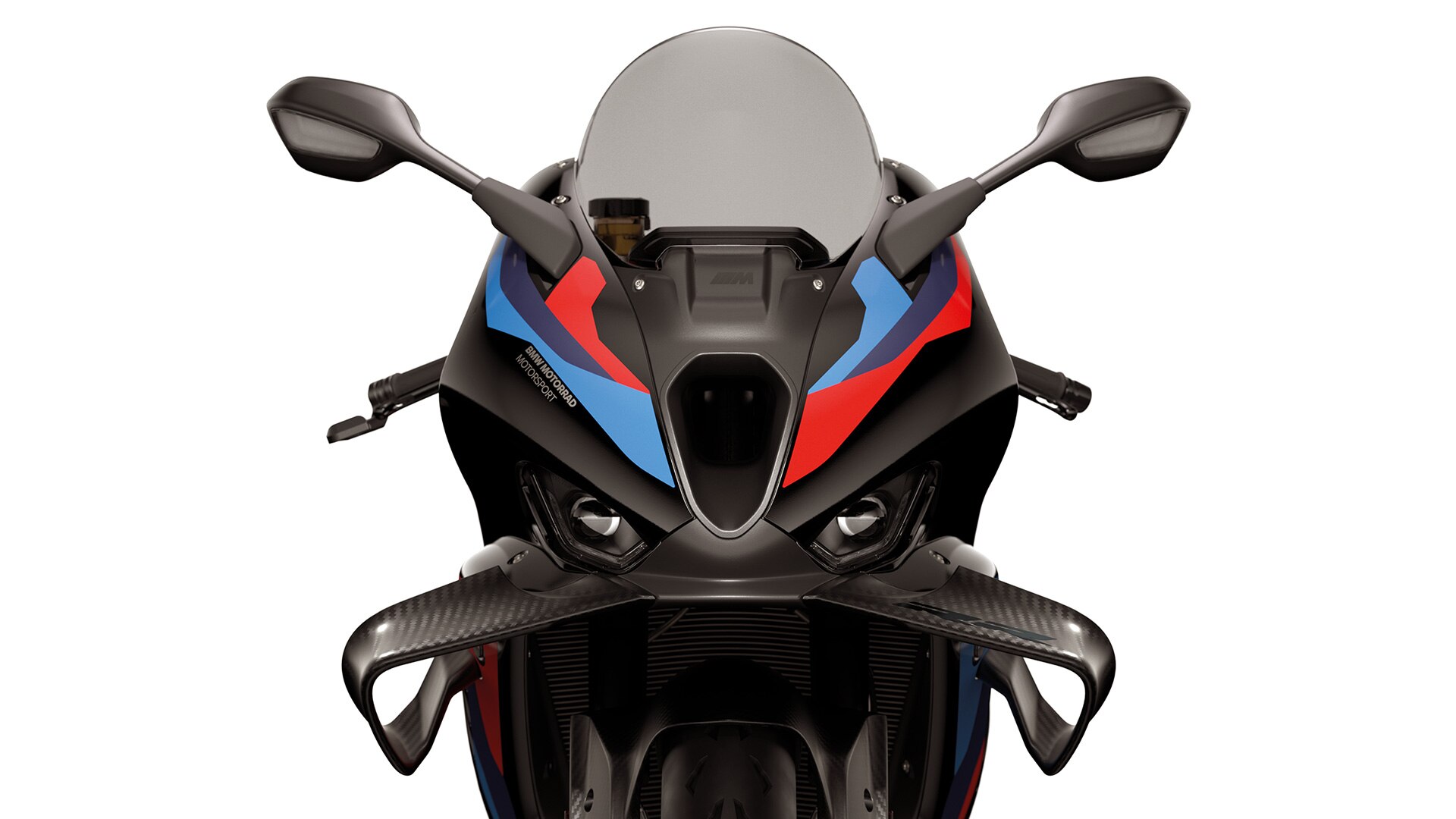 M 1000 RR'ın ön bölümü ve ön camı