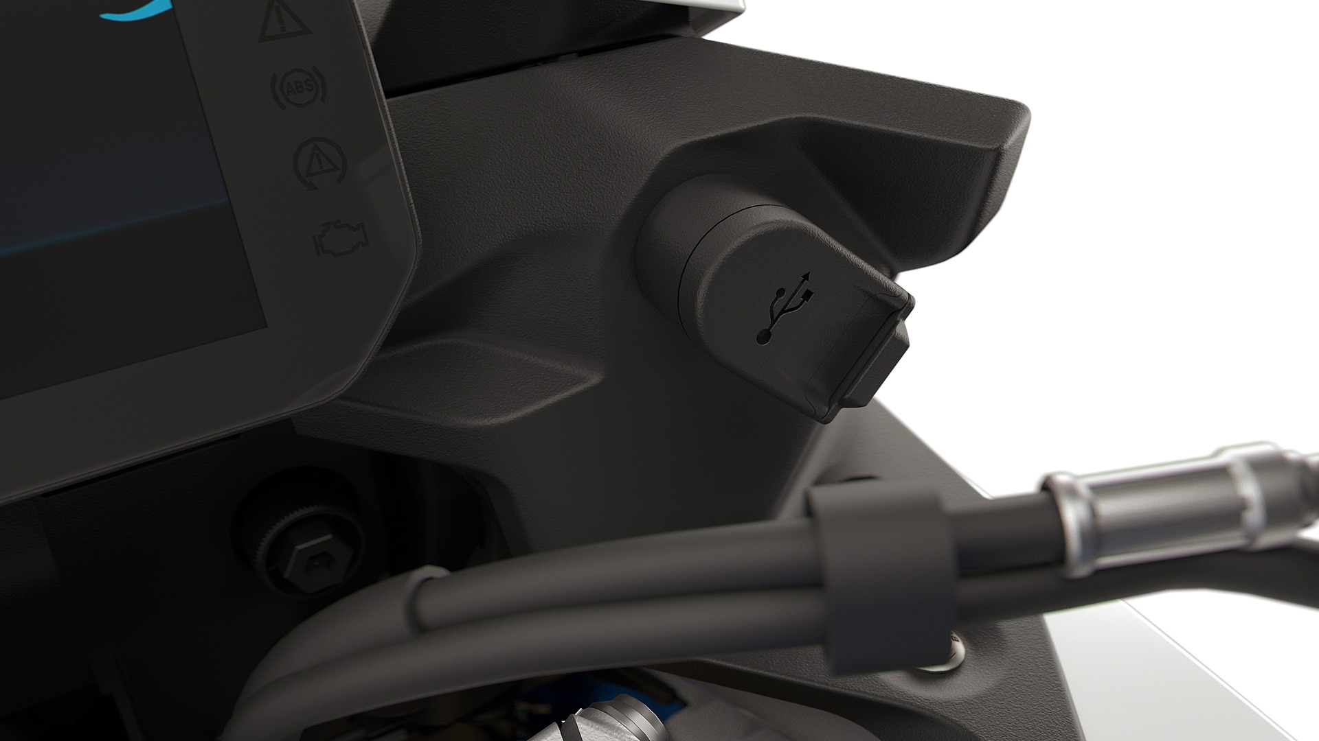 BMW Motorrad F 900 XR’ın USB-C şarj girişi