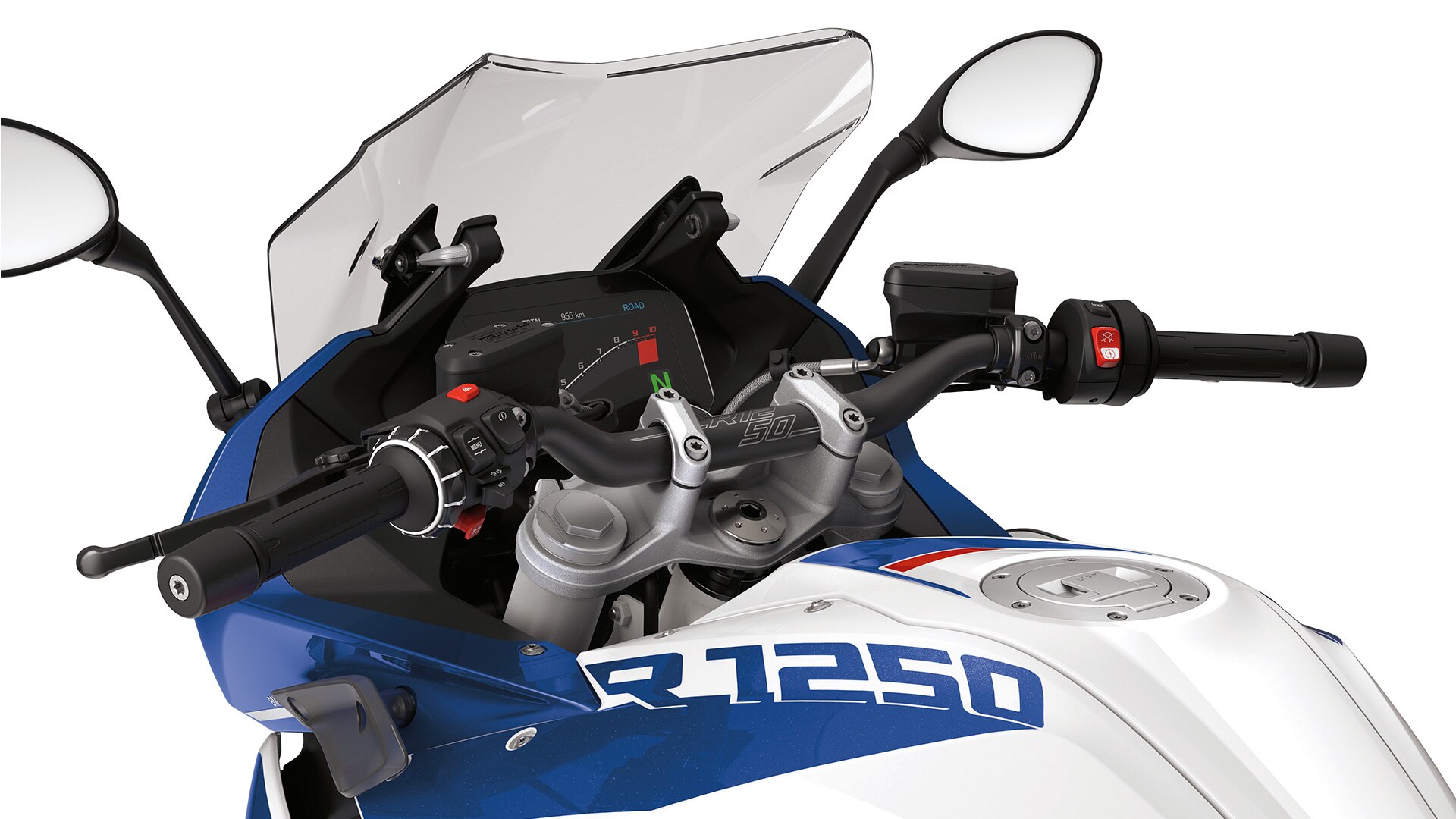 R 1250 RS’in boru tipi gidonu