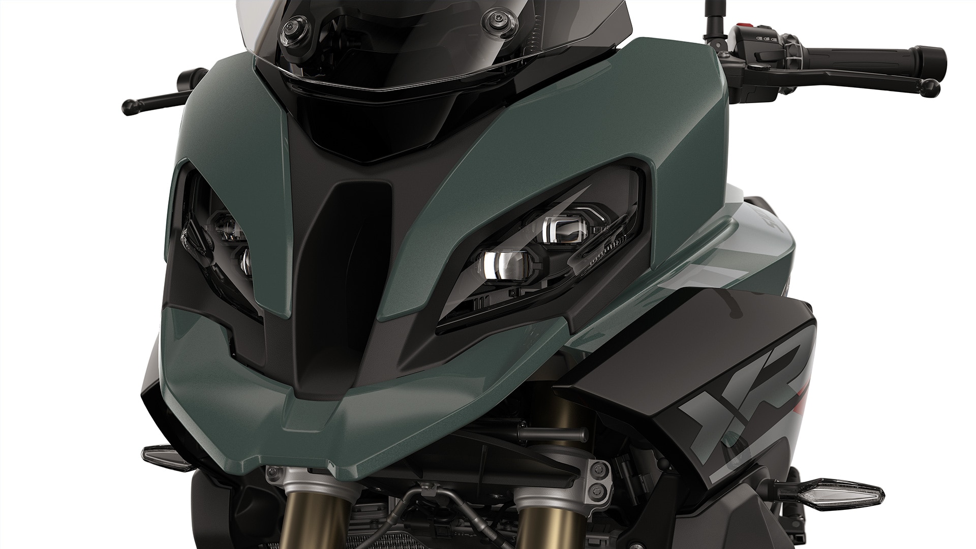 S 1000 XR'ın çarpıcı ön tasarımı