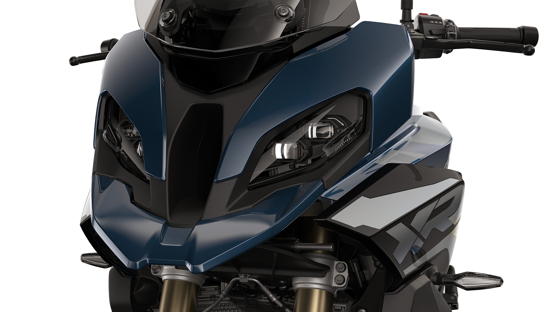 S 1000 XR'ın çarpıcı ön tasarımı