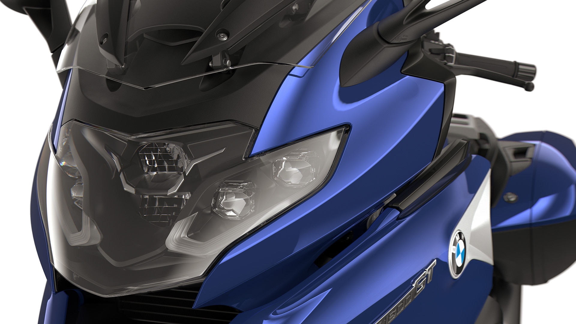 LED farların yakın plan görünümü.