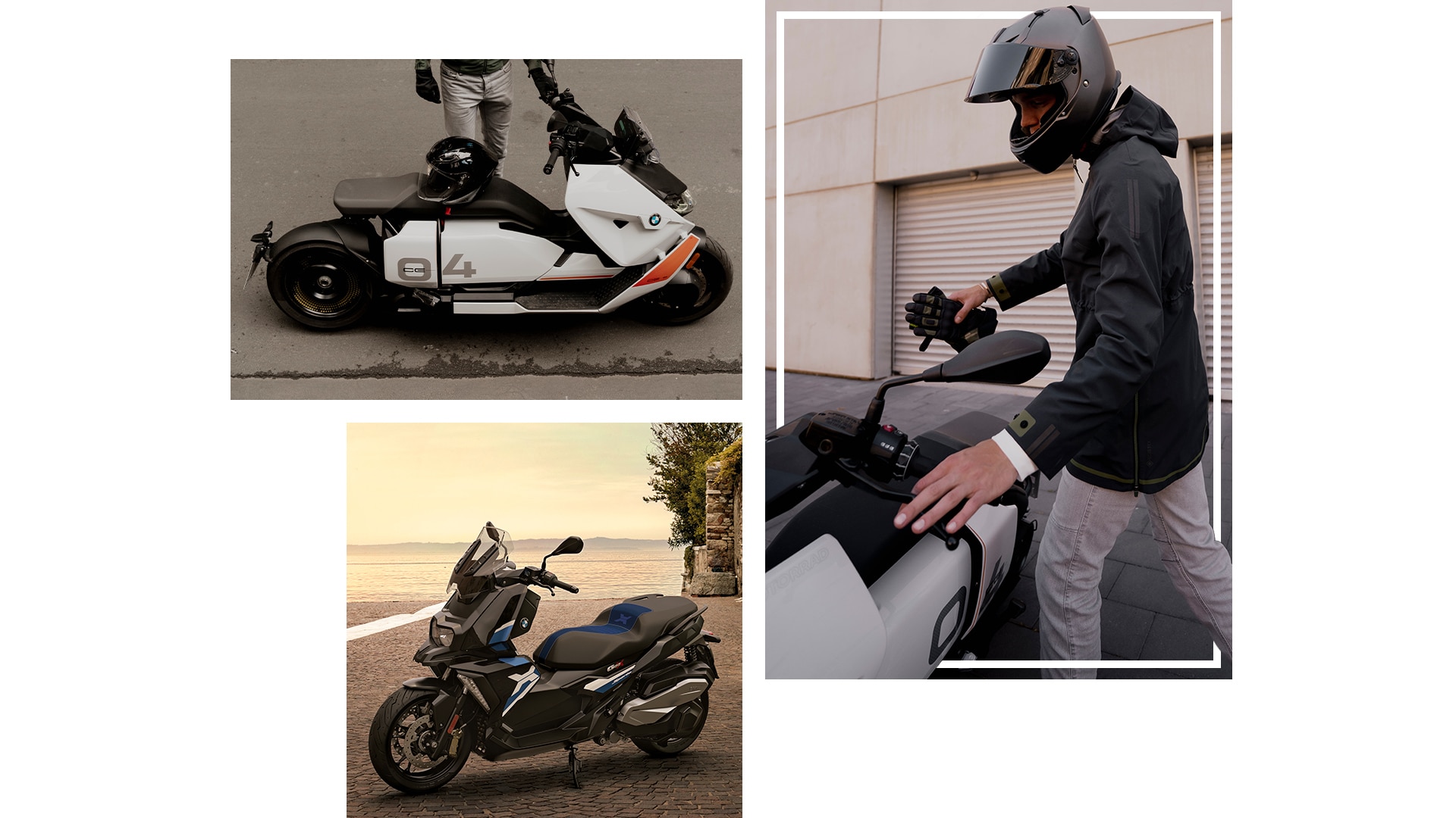 BMW Motorrad scooter, moped ve eParkourer'a genel bakış.