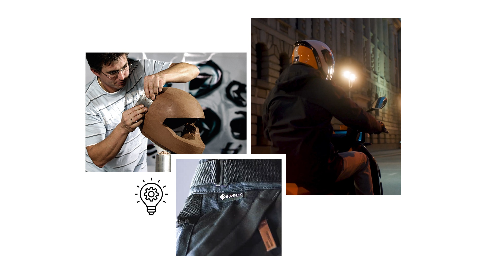 Tokyo Connect GTX ceket gibi BMW Motorrad yeniliklerinden oluşan kolaj